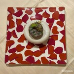 プチレストラン ブーケ・ド・フランス - 秋刀魚のプレッセに焼茄子のピュレのタルトレット