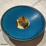 プチレストラン ブーケ・ド・フランス - あわびと毛豆のパートフィロ包み焼