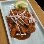 平壌苑 - ミノ刺し