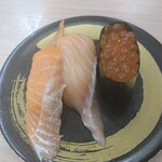 すし江戸 - サーモン三点盛