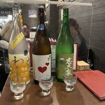 まえだ家 - 日本酒飲み比べ