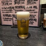花わさび - 生ビール 650円