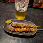 花わさび - 室蘭とり皮焼鳥 2本400円