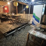 麺屋 伍利羅 - テラス席⁉️