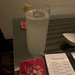 The bar 佐藤 - 「流れ星」（グレープフルーツ＆ウォッカ＆りんごリキュール＆トニックウォーター）。カクテルのど素人ですが飲みやすくてとても美味しかったです。