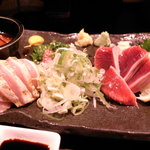 お造り盛り合わせ。これはマストです！