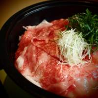 月亭 町田店 - 霜降り飛騨牛刺し膳