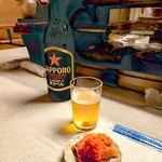 豚太郎 - サッポロ黒ラベル&かぼちゃ