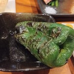 里葉亭 - ピーマン（中にお出汁が！）