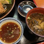 とんかつ稲 - 味噌汁（2024年11月17日撮影）