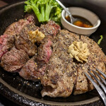 いきなりステーキ - ワイルドコンボというお子様セットで塊肉150g✕挽肉150g 満足☆