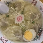 中華そば ひかり - 生姜と肉のワンタンメン950円