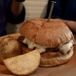 和田食堂 - 3 Types of Cheese Burger（3種チーズ）¥1,520