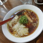 中華そば カリフォルニア - 女子黒ワンタン　750円