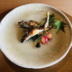 湖里庵 - 子持ち鮎の山椒醤油焼き