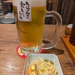 新時代 - ビールとお通し