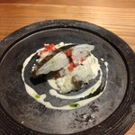 Abbesses - 鮮魚(氷見産鰆)の藁焼き　リゾット添え