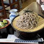 味の小てんぐ - 手打ちざるそば(大盛)　￥880+180=1060