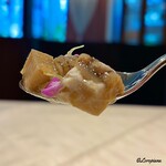 プチレストラン ブーケ・ド・フランス - 黒あわびのポッシェ