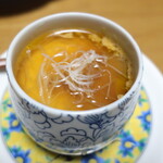 旬味創作 はしをね - アワビ、ウニ、バター新じゃがすり流し、フカヒレあん 2024.10月