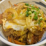 かたのうどん - カツ丼アップ