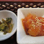 人と木 - オマール海老のエビチリ、高菜