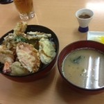 おかもと鮮魚店  - えび天丼