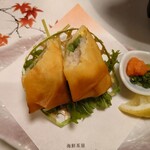 せんざん - 舌平目包み揚げ