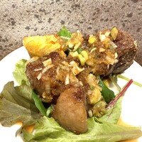 開化亭 - メインの豚肉。