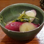 桶家乃隠居 - ねぶか(ねぎ)とお芋さん