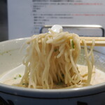 弘明寺丿貫 - ボラ白子蕎麦の麺。春よ恋使用