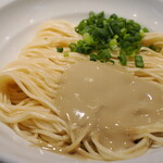 弘明寺丿貫 - 蟹ミソの和え玉 アップで