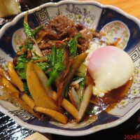 北新地 つきしろ - すき焼きのアップ