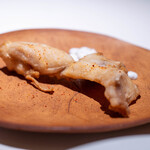 レストラン オオツ - 2024.11 カマのフリット フロマージュブランとエストラゴンのソース