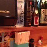 酒処 つがる - 201405　つがる　店内（座席より右まわり）⇒