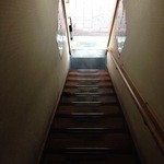 酒処 つがる - 201405　つがる　【おまけ】急階段・・・特に夜は気を付けてね(^_^)/