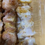 炭火やきとり 鳥信 - やげんなんこつの塩焼き