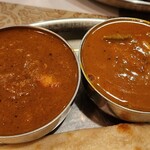 エローラ - ブラウンカレー(+100円)、ベジタブルカレー