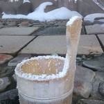 中村屋 - 極寒な糠平の朝でした。