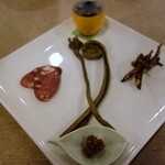 中村屋 - 山の幸のオードブル