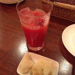 俺のイタリアン marche - ブラッドオレンジジュース