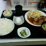 Hanazen - 焼肉定食ごはん大(500円)