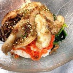 Sumibi Horumon Yakiniku Kimmaru - 豚トロ丼
