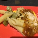 シェフ・ミッキー - ボロネーズペンネにはキャラ型のマカロニも！