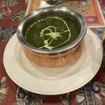 リトルスパイス - ほうれん草チキンカレー激辛¥910