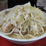 蓮爾 - 小ラーメン(700円)野菜増しニンニク　09.10.13.