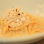 BRILLANTE IL SUZUKI - 「赤イカとホタテのシャンパーニュスパゲッティ クリームソース」