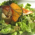 空 - ポテトサラダとヒラメの塩麹漬