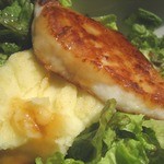 空 - ポテトサラダとヒラメの塩麹漬