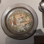 中国四川酒家 蔓山 - 本ズワイガニとマコモダケのあんかけ